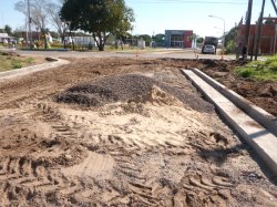 El municipio no para, siguen las obras en el barrio Estación