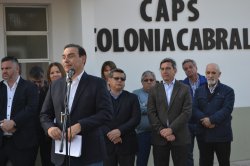 El gobernador Valdés inauguró refacciones en CAPS de Colonia Cabral