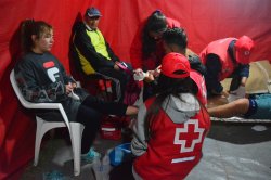 Cruz Roja asistió a peregrinos en Itatí