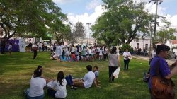 En Plaza "Cabral" y con una importante convocatoria Saladas dijo "Ni una Más"