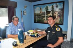 Jefe de la Policía Federal visitó al Intendente Alterats