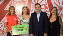 Valdés inauguró el Carnaval de Corrientes 