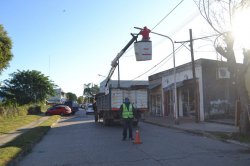 El municipio instala luces led en distintos barrios 