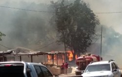 Por los incendios, suspendieron la visita de Valdés a Santa Rosa