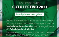 Este 10 de diciembre inician las inscripciones online para jardines y nivel inicial
