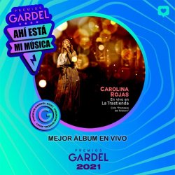 La artista musical Carolina Rojas postulada a los Premios Gardel