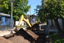 Avanza con firmeza la pavimentación de calles en el barrio Don Bosco