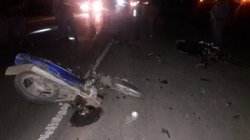 Sábado fatal en Saladas, colisionaron dos motos y hay un muerto