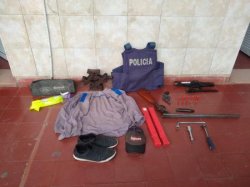 Tras allanamiento en barrio Don Bosco recuperan elementos robados