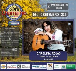 Carolina Rojas cantará en Brasil representando a Saladas