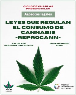 Proyecto de extensión sobre cannabis medicinal: inicia el asesoramiento a cultivadores registrados en REPROCANN