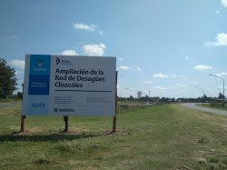 La Nación inició en Saladas obras por $115 millones para ampliar redes de cloaca