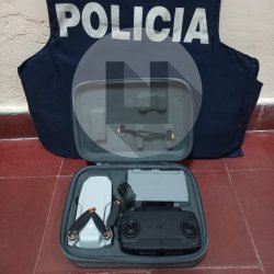 La policía recuperó el drone del municipio de Saladas