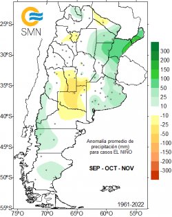El SMN declaró oficialmente la presencia de "El Niño" en Argentina