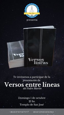El Padre Martín González presenta su segundo libro "Versos entre Líneas"