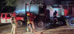 Se incendió camión cerca del hospital “María Auxiliadora”