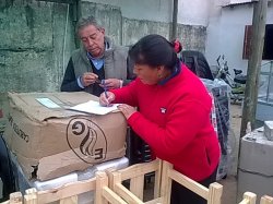 Alterats entregó herramientas a familias de Saladas