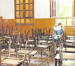 Miércoles, jueves y viernes de la semana que viene de vuelta paro docente