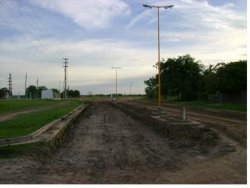 El municipio comenzó las obras de pavimentación en la Coronel Blanco