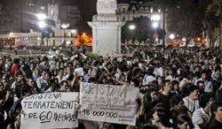 Tras el discurso de Cristina, la ciudad estalló en un cacerolazo