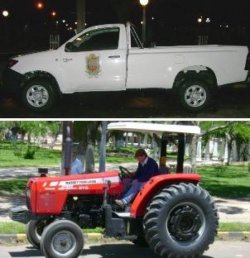 El municipio de Saladas adquirió un nuevo tractor, una camioneta y un balancín