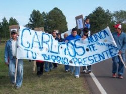 De no haber respuestas familiares de “Carlitos” cortarán el sábado la ruta