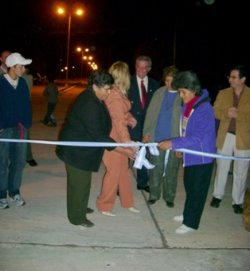 El municipio inauguró el pavimento de la ancha Avenida Coronel Blanco