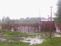 La lluvia causa estragos en barrios de la ciudad