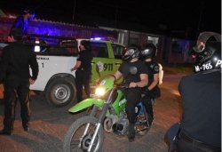 Fuerte despliegue policial en Saladas: resguardaron a más de 30 menores durante controles nocturnos